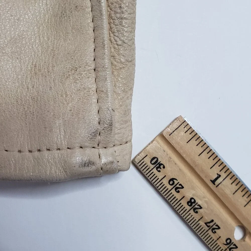 Ralph Lauren Country Polo Women Leather Vest Native American USA made 80s Vtg - Picture 13 of 16